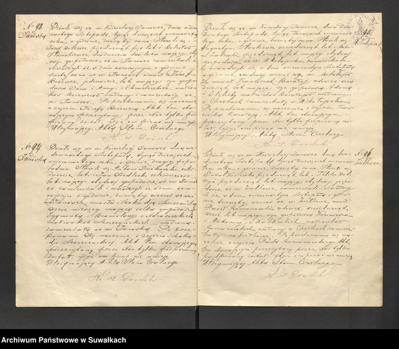 image.from.unit.number "[Księga akt zgonów parafii rzymskokatolickiej w Janówce z lat 1918-1924]"