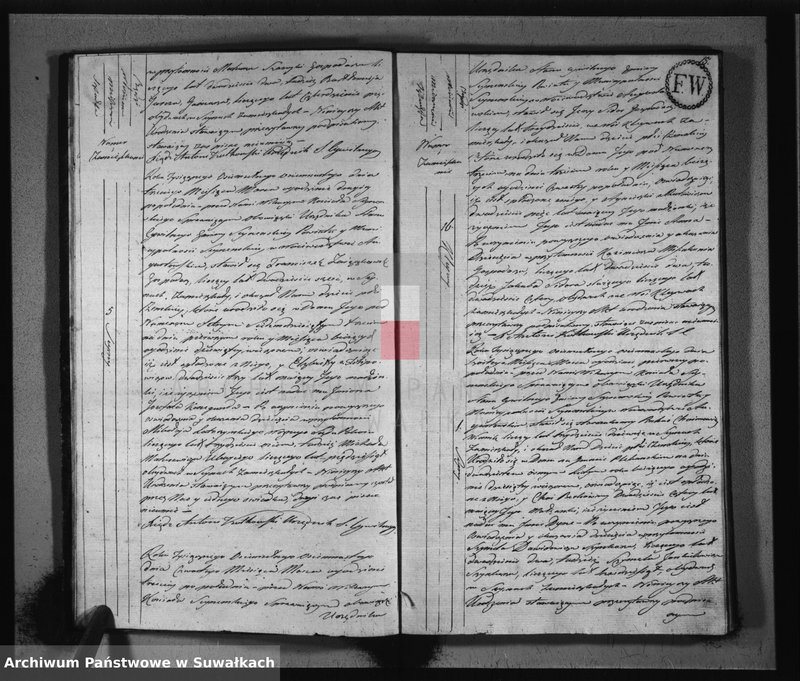 Obraz 10 z jednostki "Akta urodzonych stanu cywilnego gminy seyneńskiey od 1-go stycznia 1818 roku."