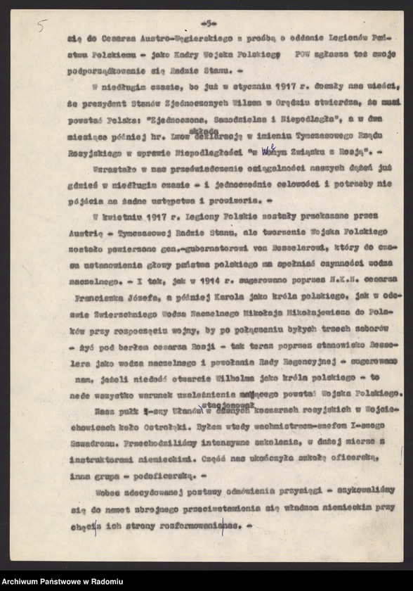 image.from.unit.number "[Wspomnienia Michała Tadeusza Osińskiego na temat jego działalności niepodległościowej w latach 1905-1920]"