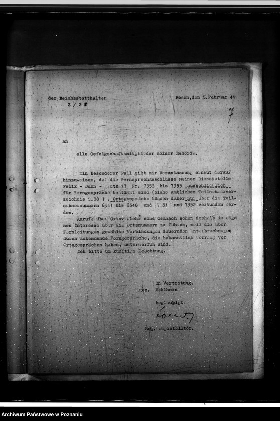 Obraz 11 z jednostki "Rundschreiben"