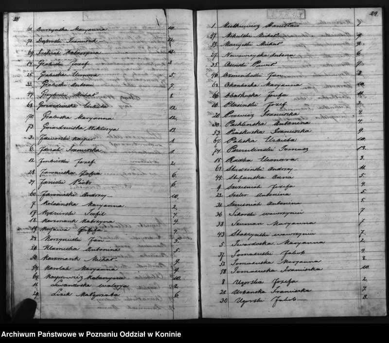 Obraz 17 z jednostki "Dowody urodzonych, zaślubionych i zmarłych"