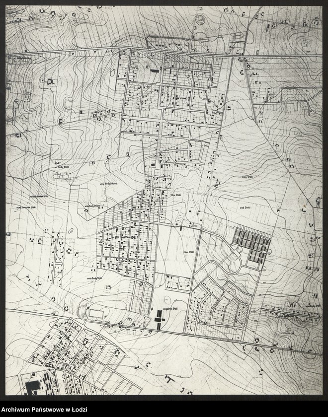 Obraz 7 z jednostki "Fragment planu miasta Łodzi. Dzielnica Stoki"