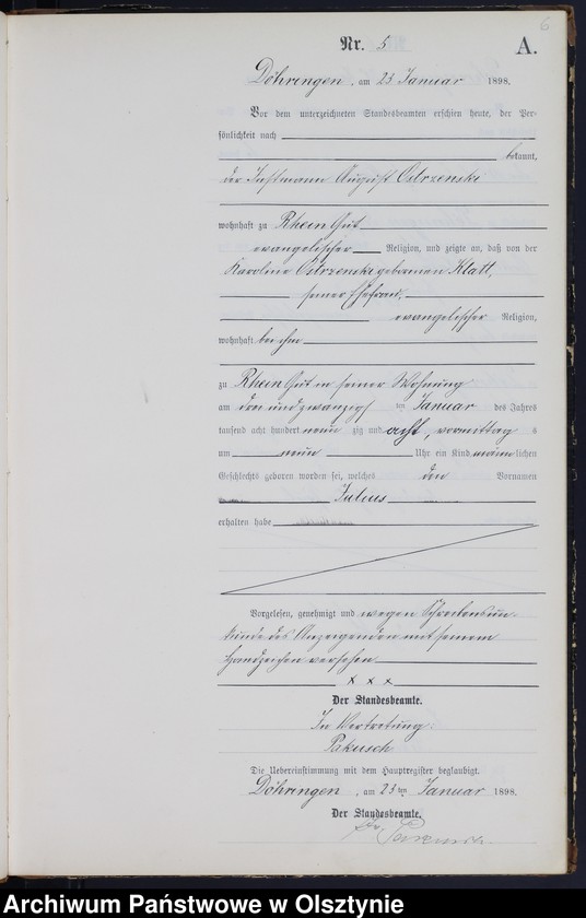 image.from.unit.number "Geburts-Neben-Register Nr 1 - 88"