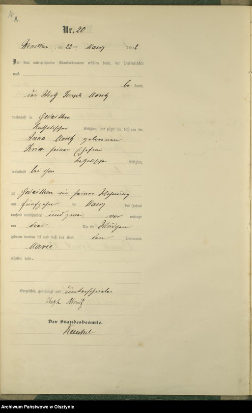 image.from.unit.number "Geburts-Haupt-Register Nr 5 - 84"