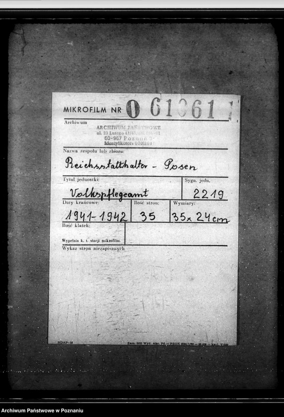 Obraz 2 z jednostki "Volkspflegeamt"