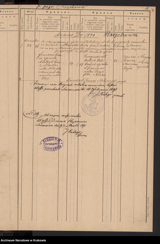 image.from.unit.number "Księga małżeństw parafii Szczurowa"