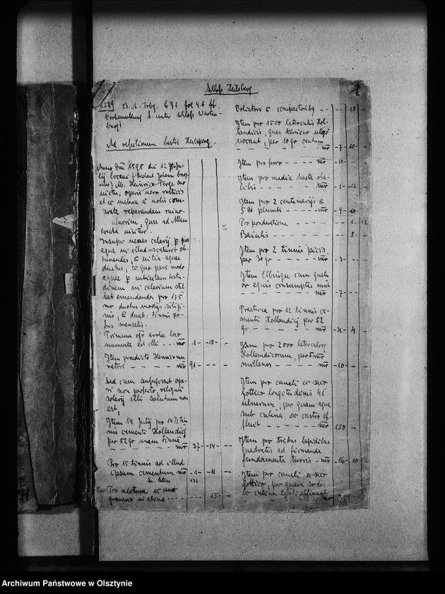 image.from.unit.number "Heilsberg, Bischöfliches Schloss, Hospital, Gartenhaus und Bischöflicher Garten"