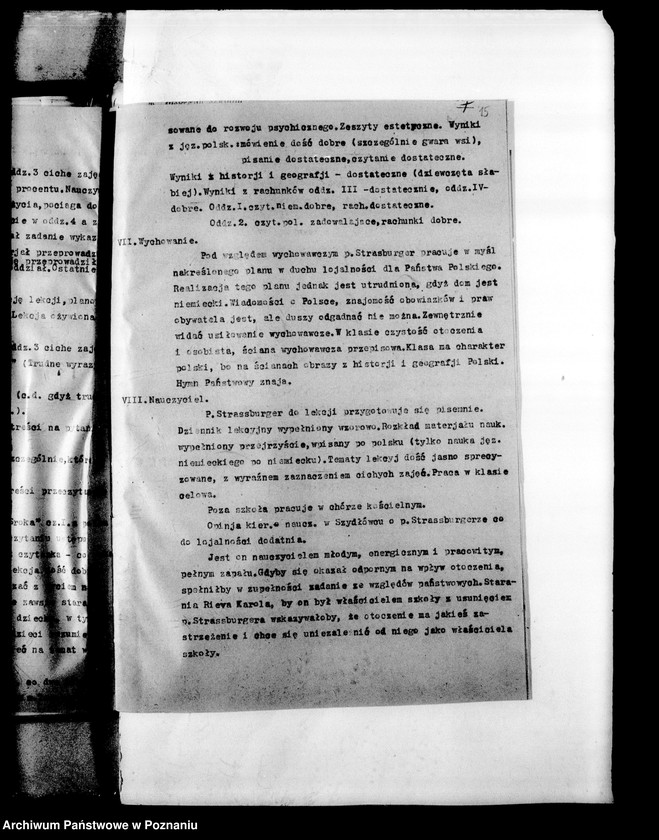 Obraz 19 z jednostki "Prywatna Szkoła Powszechna z niemieckim językiem nauczania Szydłowiec powiat Gniezno"