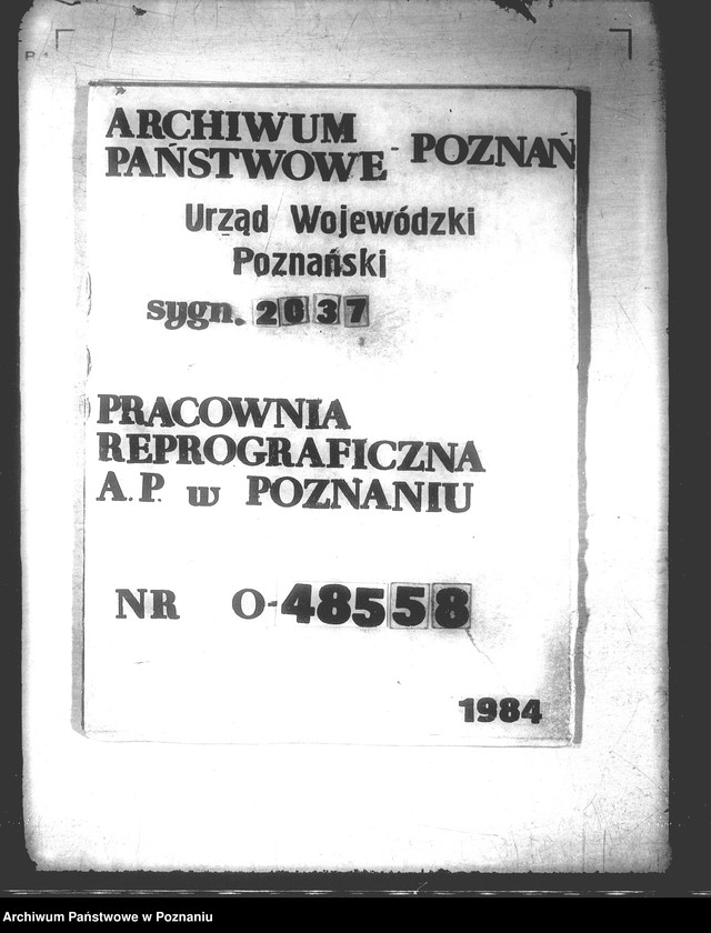 Obraz 1 z jednostki "Huta - powiat bydgoski parcelacja majątku"