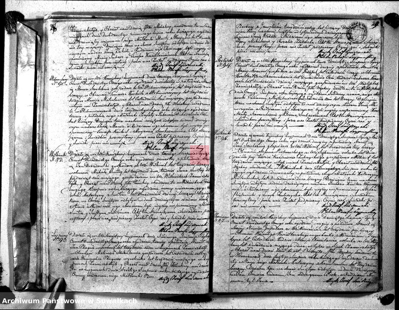 image.from.unit.number "Duplikat Aktów Urodzonych, Zaślibionych i Zmarłych Katolików Parafii Leypunskiey Roku 1828"