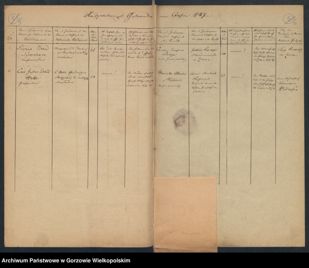 image.from.unit.number "Duplikate des Militär-Kirchenbuches zu Landsberg an der Warthe (dotyczy 3 und 4 Eskadron des König. 3 Dragoner Regiment, 3 Bataillon des 8 Landwehrregiment, III Dragonerregiment und der Landgensarmerie der III Brigade, 2 Königl. Dragonerregiment"