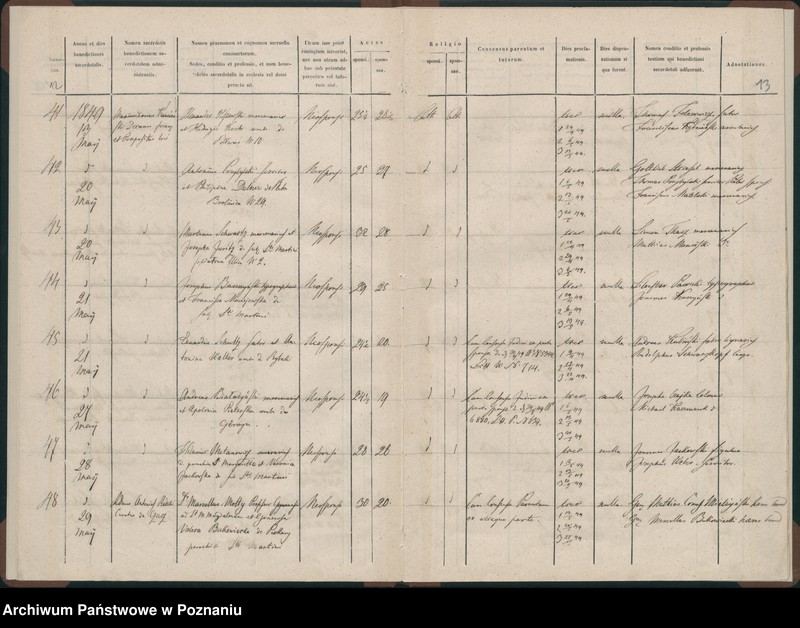 Obraz 9 z jednostki "Księga małżeństw"