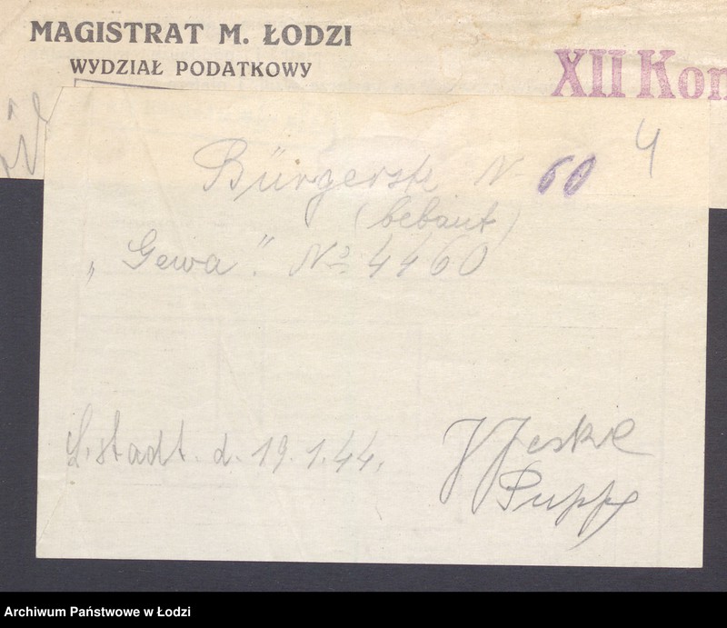 image.from.unit.number "Księga inwentarzowa nieruchomości m. Łodzi ul. Obywatelska"