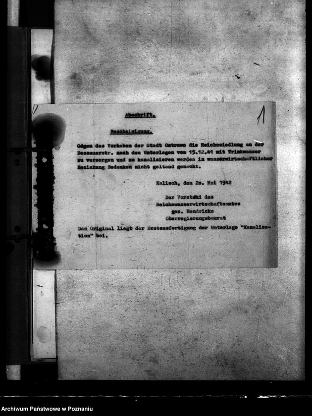 Obraz 5 z jednostki "Ostrowo - Dessauerstrasse. Wasserversorgung"