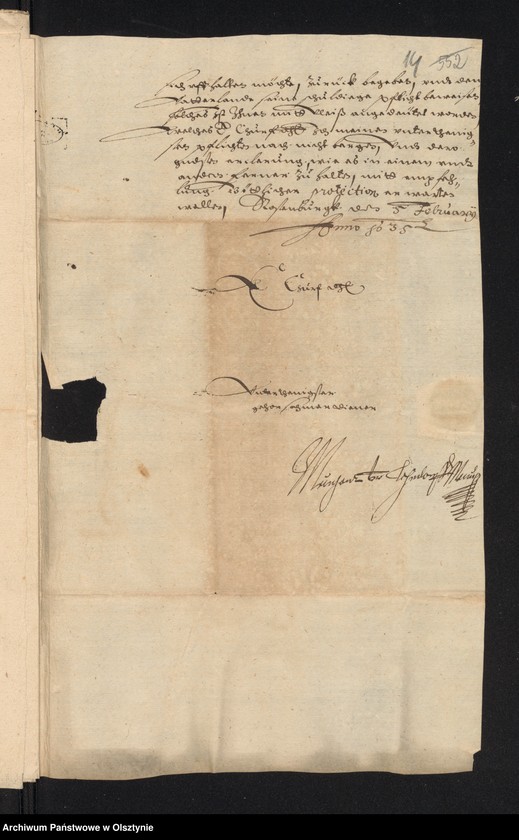 image.from.unit.number "Berichte in Kriegs-Sachen 1635 Februar. Wibranzen Sachen"