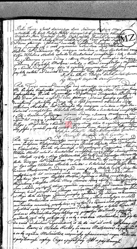 Obraz 4 z jednostki "Akta Cywilne Małżeństwa Gminy Krasnopolskiey od R.1809 1-go Maia do 1810 1-go Maia."