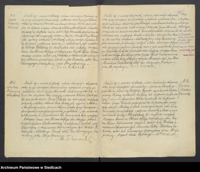 Obraz 7 z jednostki "Akta urodzeń, małżeństw, zgonów"