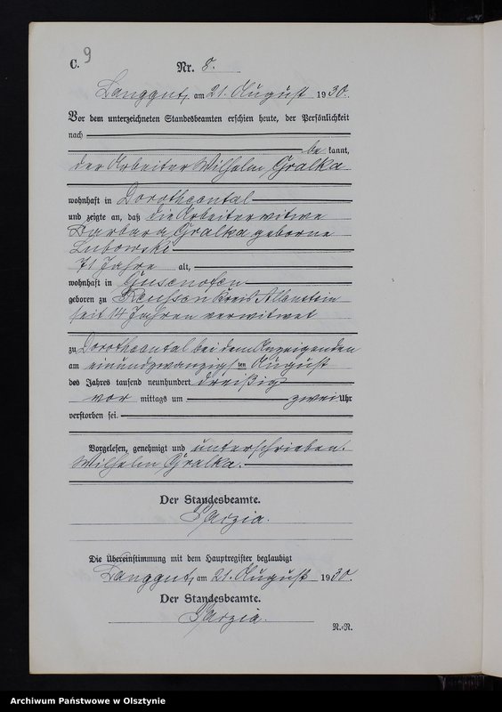 image.from.unit.number "Sterbe-Neben-Register Nr 1 - 16"