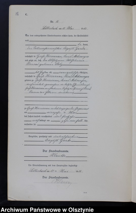 image.from.unit.number "Sterbe-Neben-Register Nr 1 - 45"