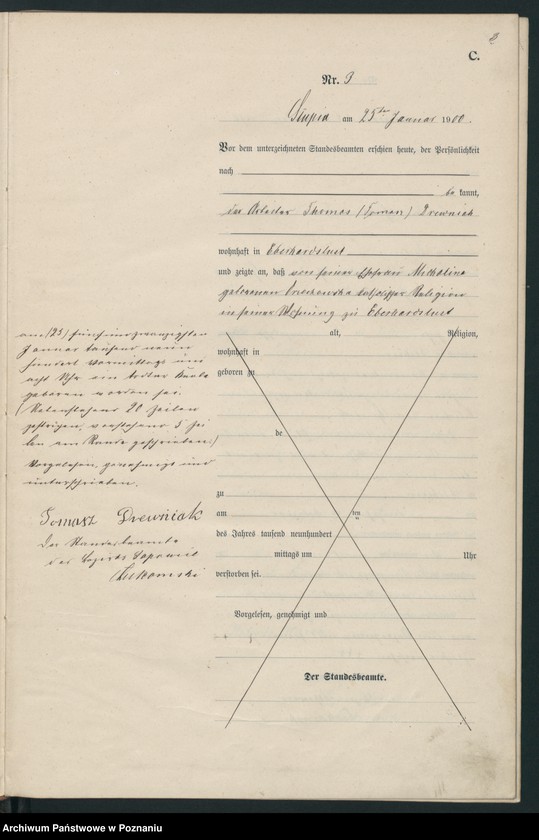 Obraz 6 z jednostki "Sterbe-Haupt-Register"