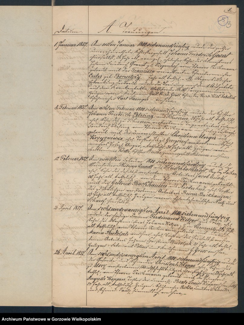 image.from.unit.number "Duplikate der Kirchenbücher der durch spätere Ehe erfolgte Legitimation unehelicher Kinder der katholischen Pfarrkirche zu Landsberg an der Warthe"