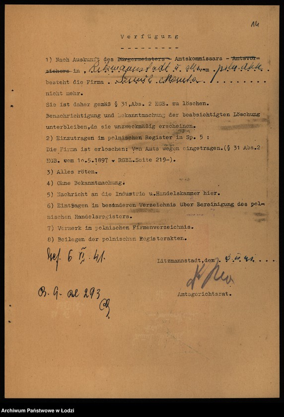 Obraz 16 z jednostki "Szmul Moneta – skład apteczny"