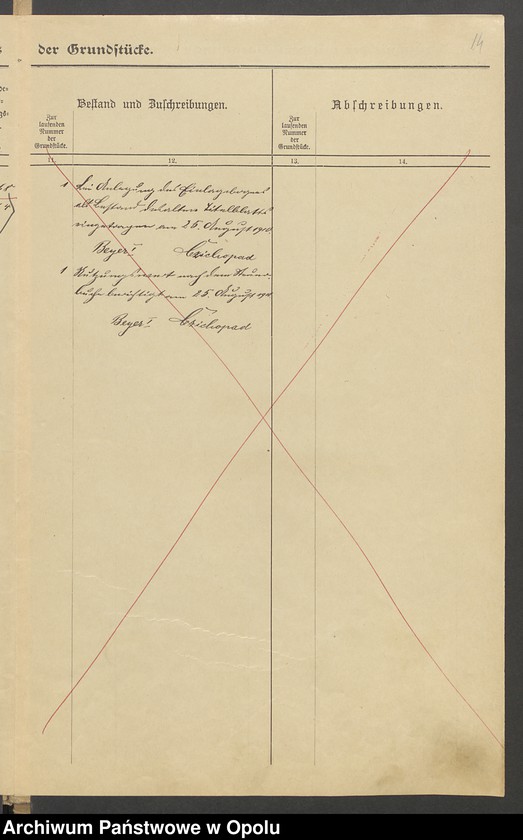 Obraz 17 z jednostki "Grund Akten für Blatt (150 stadt) Neustadt 1854 Eigenthümer: Pelzel Karolina"