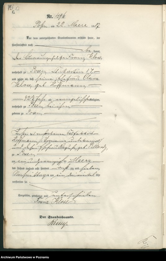 Obraz 15 z jednostki "Księga zgonów t. II"