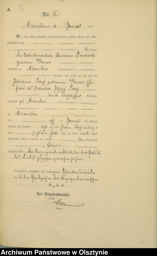 image.from.unit.number "Geburts-Haupt-Register TomI,Nr 1 - 393"