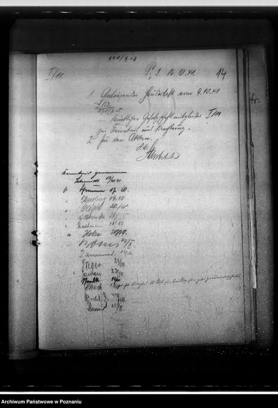 Obraz 18 z jednostki "Przepisy i korespondencja w sprawie dzienników urzędowych, ksiąg adresowanych itp.."