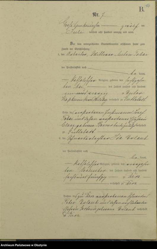 image.from.unit.number "Heiraths-Haupt-Register Nr 1 - 21"