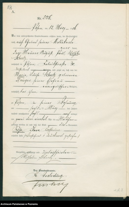 Obraz 20 z jednostki "Księga miejscowa urodzeń tom II"