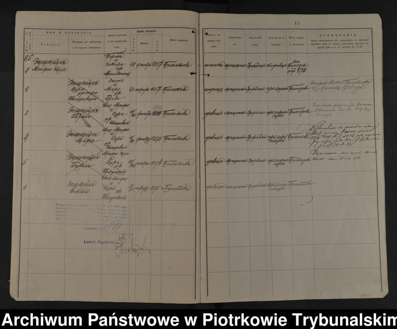 image.from.unit.number "Kniga postoânnago narodonaseleniâ [posada Belhatov"] gmina Belhatuvek Petrokovskago uĕzda Petrokovskoj Gubernii [tom II, nr domów 84 - 171]"