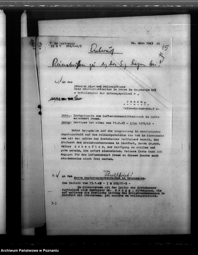 Obraz 19 z jednostki "Notdienstverpflichtung der Ärzte"