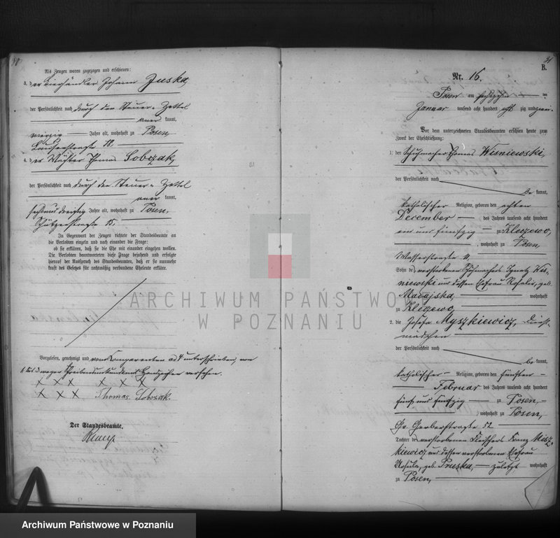 Obraz 18 z jednostki "Księga małżeństw t. I"