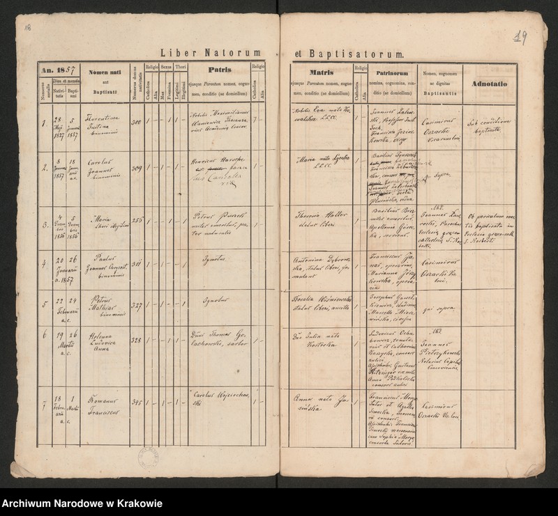 Obraz 13 z jednostki "[Księga urodzeń]"