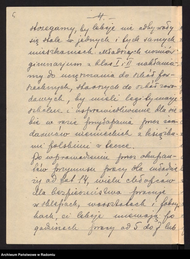 Obraz 9 z kolekcji "Tajne nauczanie w Radomiu w czasie II wojny światowej111"
