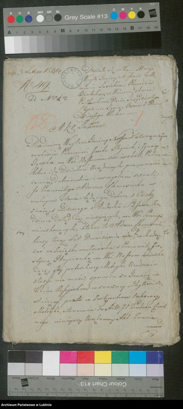 image.from.unit.number "Alegaty do ksiąg urodzeń, zapowiedzi, małżeństw i zgonów z lat 1819 - 1821"