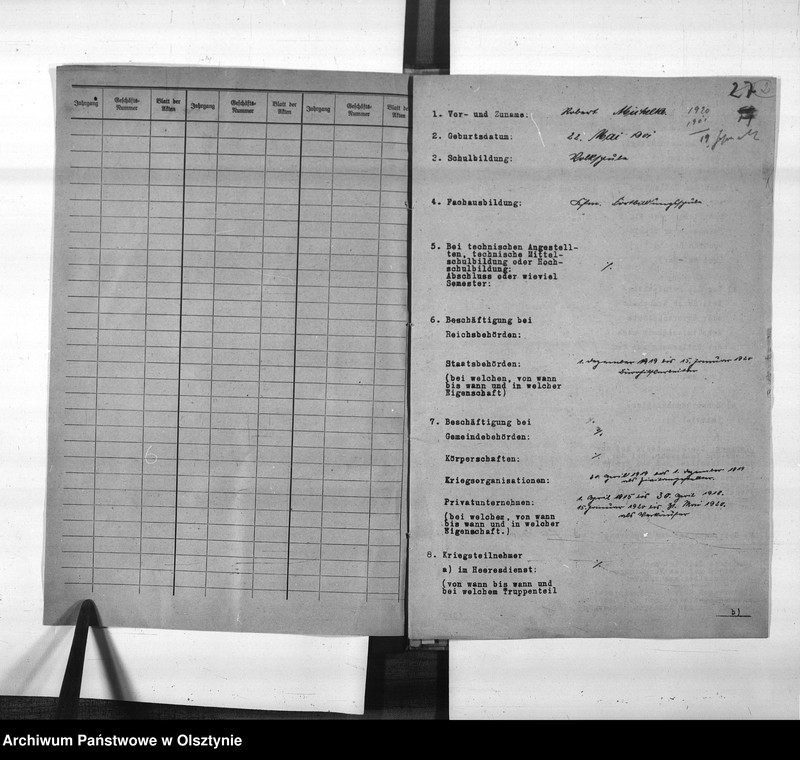 image.from.unit.number "Bürohilfsarbeiter Michelke [Robert]"