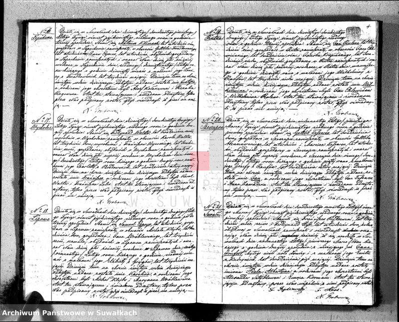 image.from.unit.number "Duplikat Akt Urodzonych, Zaślubionych i Zeszłych Parafij Ewangelicko-Augsburgskiej Suwałki za rok 1857"