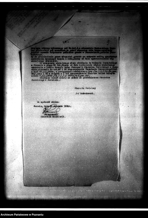 Obraz 13 z jednostki "/Parcelacja prywatna majątku Góra-Parzęczew powiat jarociński"