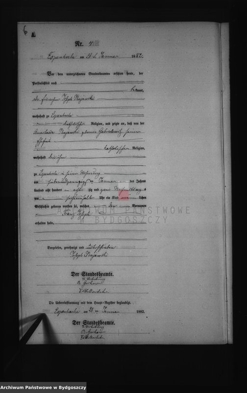 image.from.unit.number "Akta urodzeń - pierwopis nr 1-64"