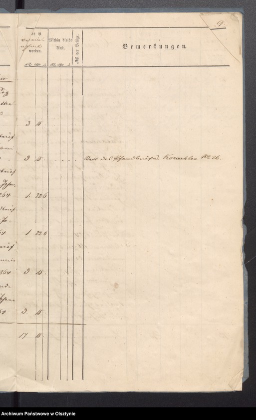 image.from.unit.number "Jahres Rechnung der Kirchen Kasse in Milken"