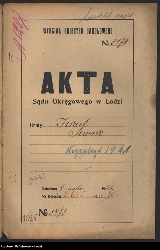 Obraz 2 z jednostki "Izrael Schwartz – fabrykacja sodowej wody – Zgierz"