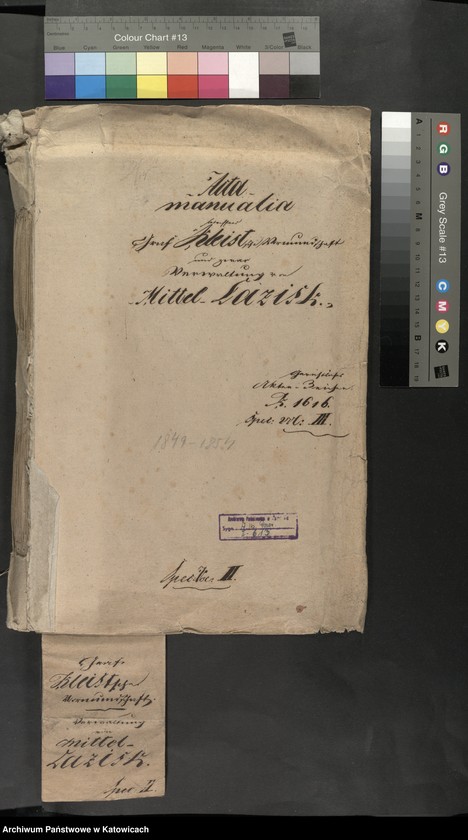 Obraz 2 z jednostki "Acta manualia betreffend Graf Kleist