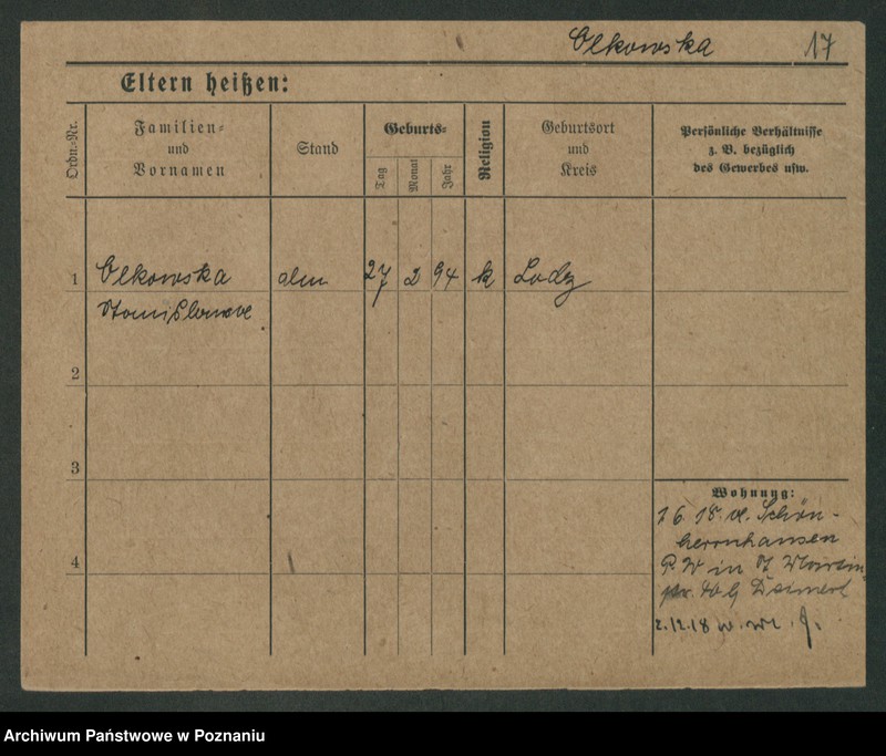 Obraz 19 z jednostki "Olk - Olszewski"