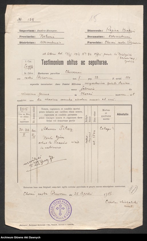 image.from.unit.number "Parafia: różne. Dekanat: różne. [Akta różnych urzędów parafialnych na terenie archidiecezji lwowskiej]."