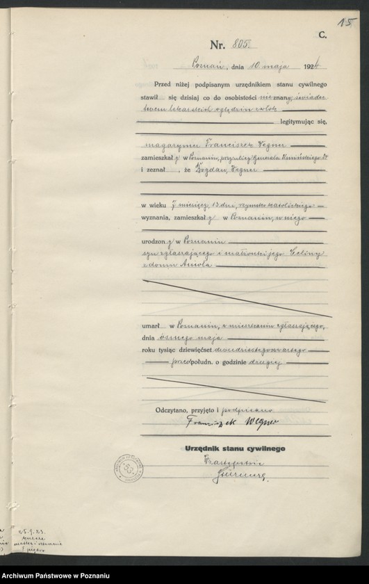 image.from.unit.number "Księga miejscowa zgonów tom II [Rejestr główny zgonów]"