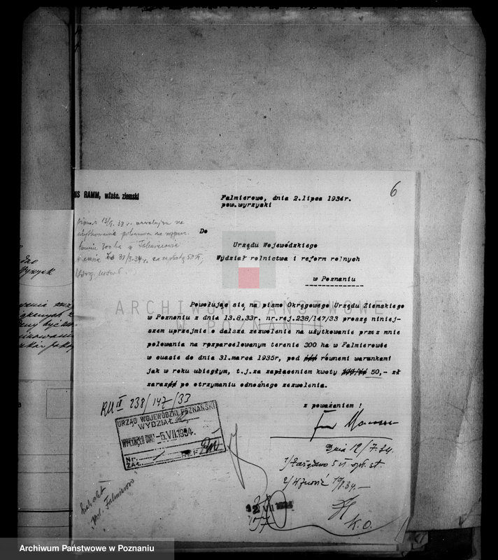 Obraz 10 z jednostki "Majątek Falmierowo powiatu wyrzyskiego polowanie"