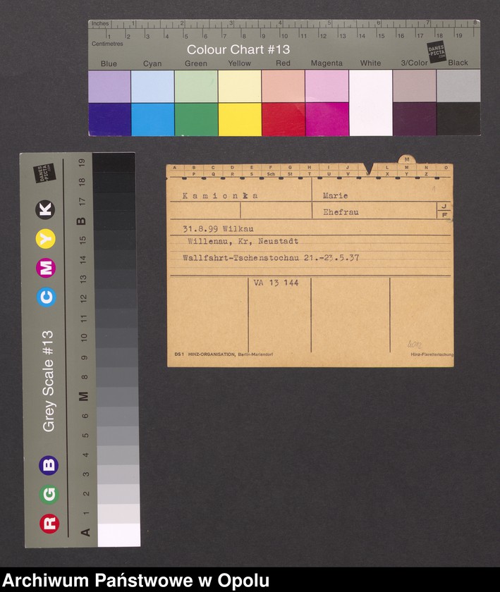 Obraz 3 z jednostki "[Kamionka Marie, ur. 31.08.1899 r. Wilkau]"